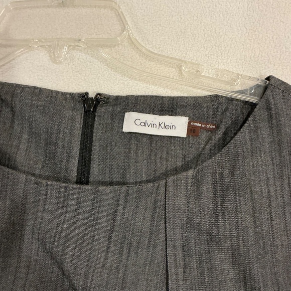 Calvin Klein Grey Dress Size 10 - Picture 2 of 4